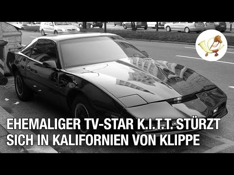 Youtube: Ehemaliger TV-Star K.I.T.T. stürzt sich von Klippe – Totalschaden!