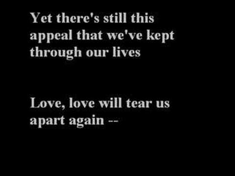 Youtube: The Cure - Love will tear us apart (Joy Division)