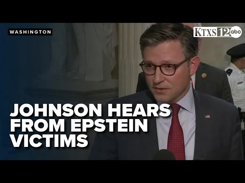 Youtube: Mike Johnson, House committee met with Epstein victims