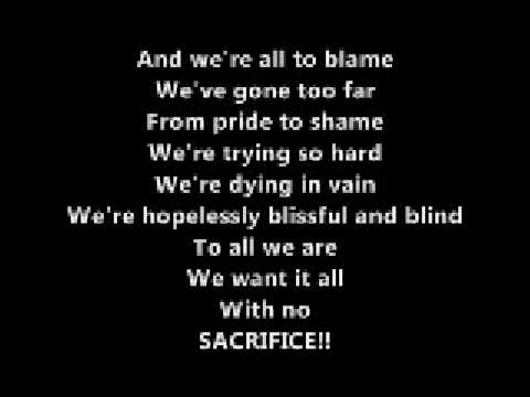 Youtube: Sum 41 - "We're All To Blame" Lyrics