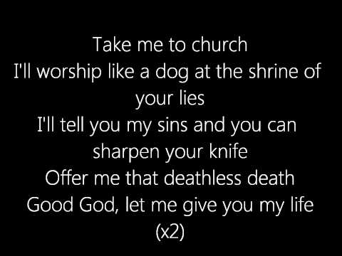 Youtube: Hozier - Take Me To Church Lyric Video