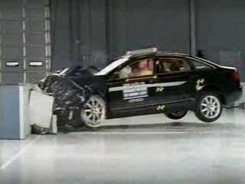 Youtube: Crash Test 2005 - 2011  Audi  A6 (Frontal Impact) IIHS