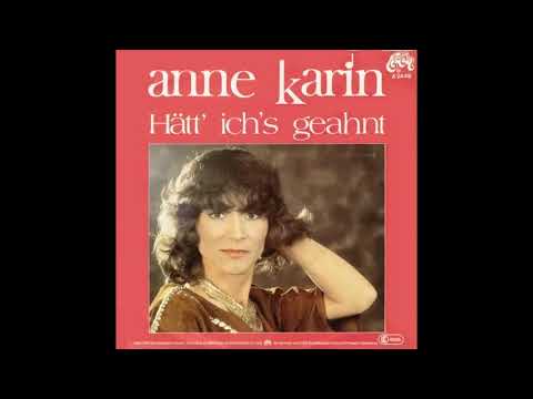 Youtube: Anne Karin - Hätt' ich's geahnt 1982
