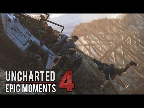 Youtube: Uncharted 4 - EPIC Moments (Drake's Adventure) BEST Scenes and Animation "NO SPOILERS"