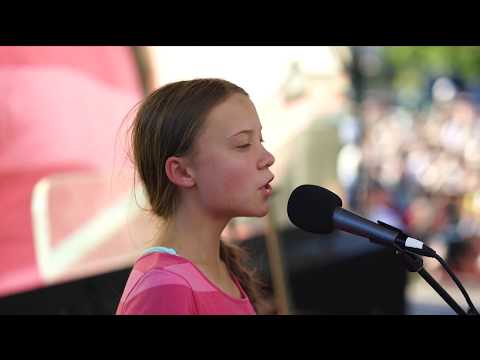 Youtube: Greta Thunberg at the Global Climate Strike in New York City