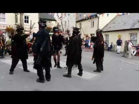 Youtube: Beltane Border Morris dancing Huntress in Cawsand