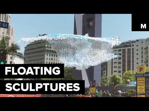 Youtube: Floating sculptures