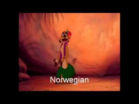 Youtube: The Lion King - Hula One Line Multilanguage 33 Versions (Re-up w/ Romanian)