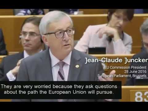 Youtube: Juncker spricht mit Aliens!