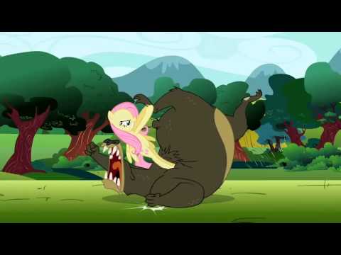 Youtube: Fluttershy - (fighting scene)