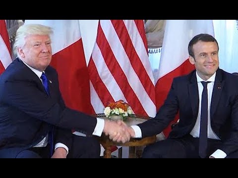 Youtube: Watch Trump Try His Big Dumb Handshake On Macron (VIDEO)