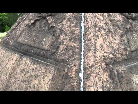 Youtube: Charles Taze Russell pyramid marker and grave.