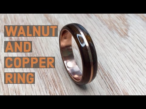 Youtube: Creating a Walnut and Copper Bentwood Ring