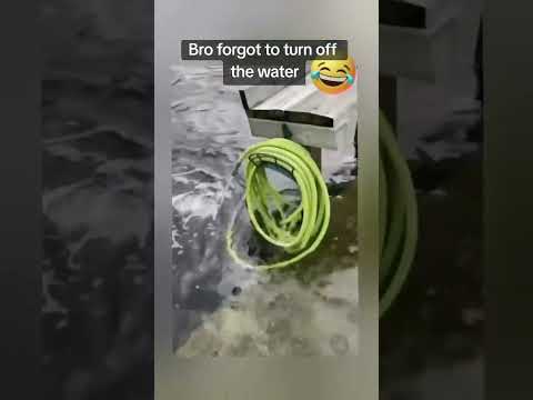 Youtube: when you forget to turn off the water hose 🤣  #funnyshorts #viralshorts #relatable