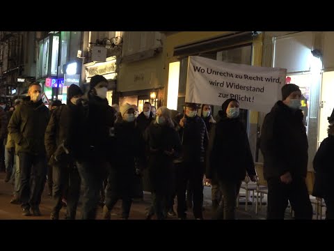 Youtube: Corona-Demo + Gegenprotest in Bonn am 07.02.22
