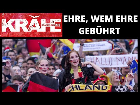 Youtube: EHRE WEM EHRE GEBÜHRT - EM 2021 (Offizielle Fußball EM Hymne von KRÄHE)