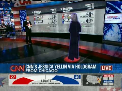 Youtube: CNN Hologram TV First