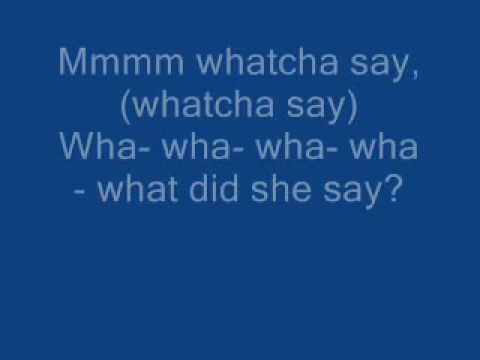 Youtube: Whatcha' Say - Jason Derulo