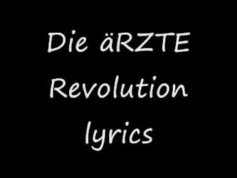 Youtube: Die Ärzte Revolution lyrics
