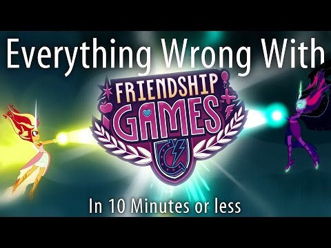Youtube: (Parody) Everything Wrong With Friendship Games in 10 Minutes or Less
