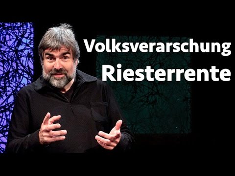 Youtube: Mit Riesterrente in die Altersarmut    Volker Pispers