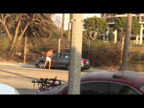 Youtube: Guy looses it on PCP- Marina Del Rey - 9.10.11