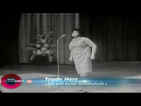 Youtube: Trude Herr - Ich will keine Schokolade 1965