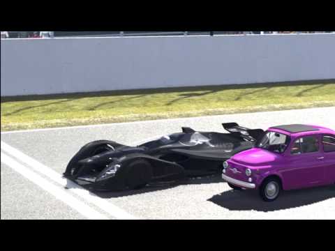 Youtube: Gran Turismo 5 - X2010 versus Fiat 500