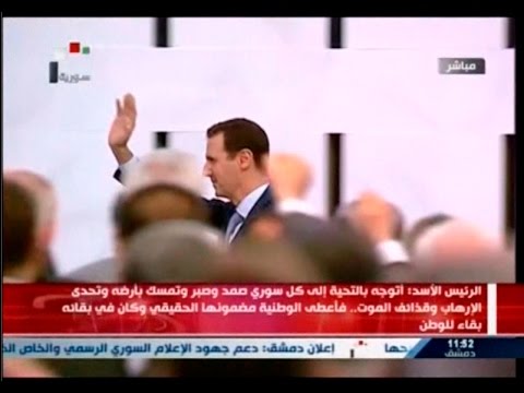 Youtube: Syria's Assad Army focusing on holding most important areas ; Syrian TV, Reuters