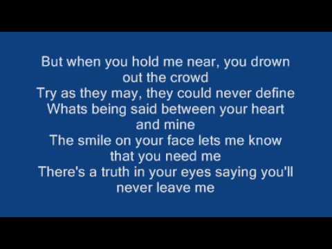 Youtube: Ronan Keating - When You Say Nothing At All ( Lyrics)