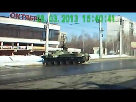 Youtube: Russian drunk tank driver...russischer betrunkener Panzerfahrer
