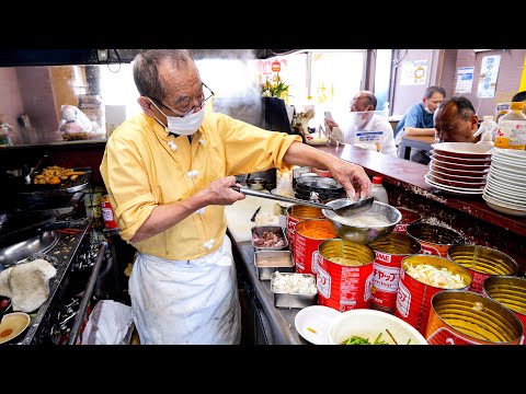 Youtube: 熟練のワンオペ炒飯鍋振り職人！信じられない最強ランチ６９０円に常連が殺到する町中華 丨Egg Fried Rice - Wok Skills in Japan