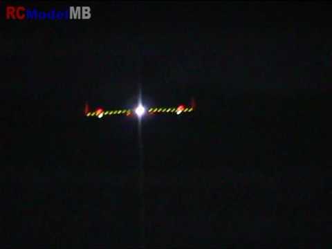 Youtube: RCModelMB LED UFO Wing SWIFT - Night Flying Mladá Boleslav