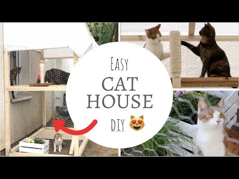 Youtube: OUTDOOR KATZENHAUS für unter 80€ 🙀🏡 - DIY