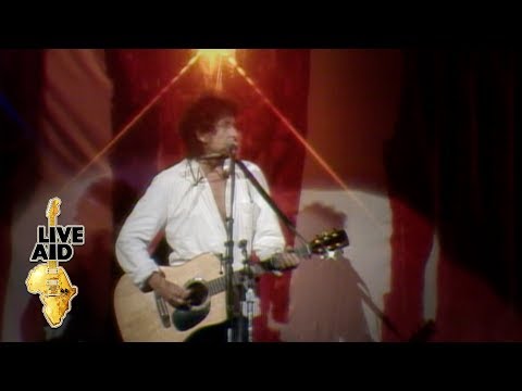 Youtube: Bob Dylan / Keith Richards / Ron Wood - Blowin' In The Wind (Live Aid 1985)