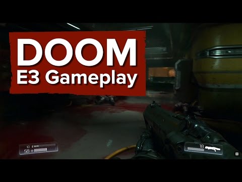 Youtube: DOOM Gameplay Demo - E3 2015 Bethesda Conference - Finishers, big guns and a chainsaw