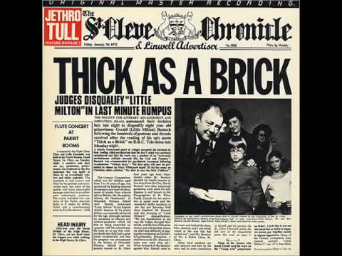Youtube: Jethro Tull - Thick As A Brick