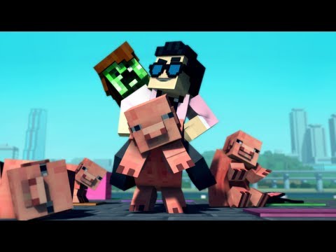 Youtube: "Minecraft Style" - A Parody of PSY's Gangnam Style (Music Video)
