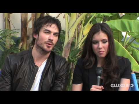 Youtube: The Vampire Diaries Nina and Ian dish about the season finale