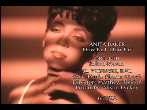 Youtube: Anita Baker - How Fast, How Far (Anita only) (Official Music Video)