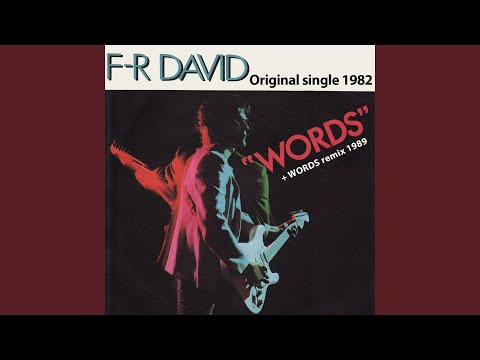 Youtube: Words (Original 1982)