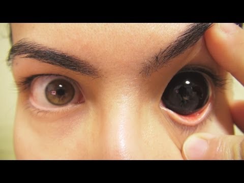 Youtube: How to: Insert And Remove Black Sclera Contact Lenses (Fxeyes)