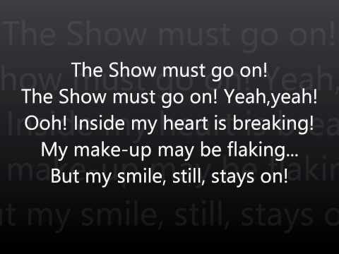 Youtube: The Show Must Go On-Queen Lyrics (HD)