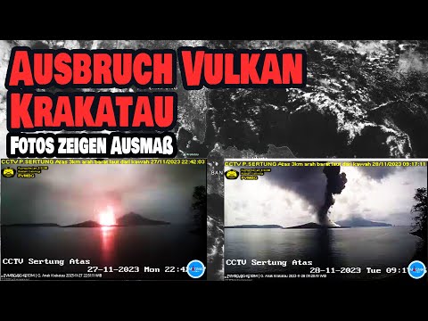 Youtube: Ausbruch Vulkan Krakatau - Bilder zeigen Ausmaß