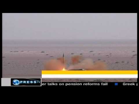 Youtube: Missiles 'test fired' in Iran