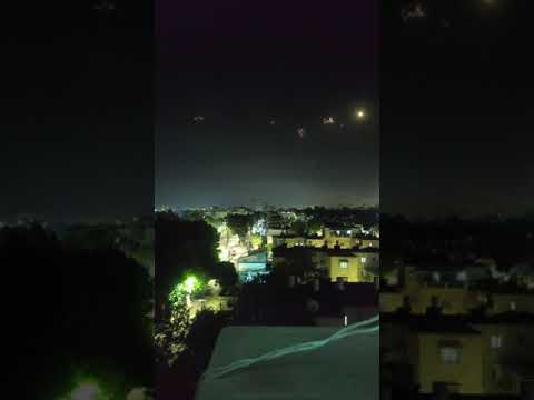 Youtube: Israel Iron Dome in action *Recorded Alarm*