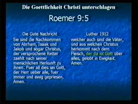 Youtube: Krieg der Bibeln 2/2  Vortrag von Walter Veith, aus dem Jahr 2004