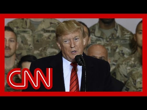 Youtube: Trump makes surprise visit to troops in Afghanistan on Thanksgiving