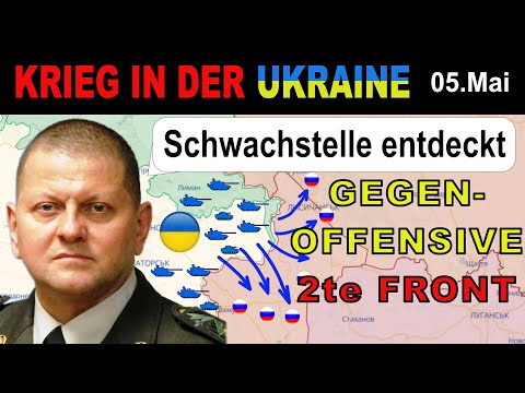 Youtube: 05.Mai: Russen in Panik - Ukrainer GREIFEN IN DER VERGESSENEN RICHTUNG AN | Ukraine-Krieg