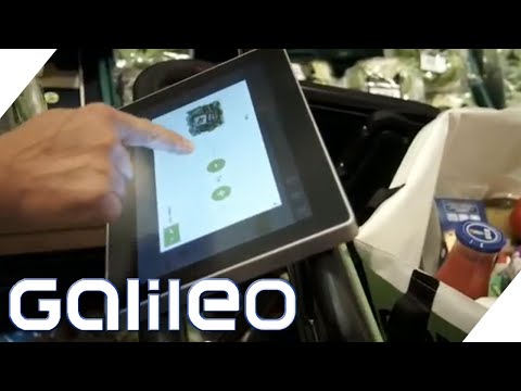 Youtube: Einkaufen der Zukunft?! Einkaufswagen mit Scanner, Tablet und Kasse | Galileo | ProSieben